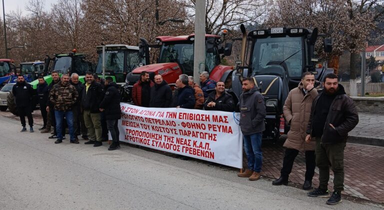 Εργαζόμενοι και επαγγελματίες στέκονται στο πλευρό των αγροτών στα Γρεβενά (pic+vid)