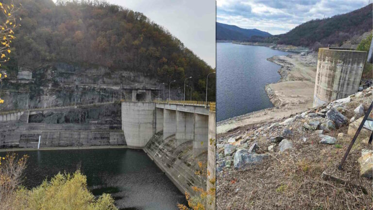Δράμα: Ανησυχία από τη μείωση της στάθμης του νερού στο μεγάλο φράγμα του Θησαυρού